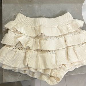 Ruffle mini skirt / skort